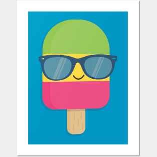 Cool Summer Paradise Popsicle T-Shirt Posters and Art